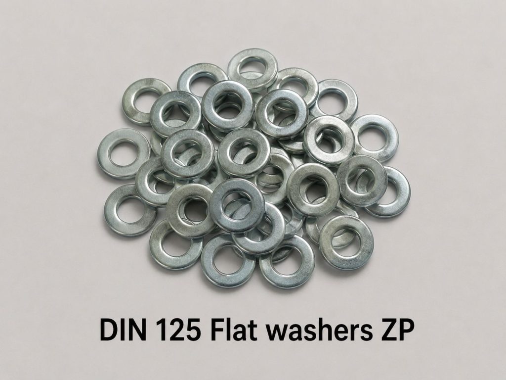 DIN 125 Flat Washers in Zinc Plated (ZP)