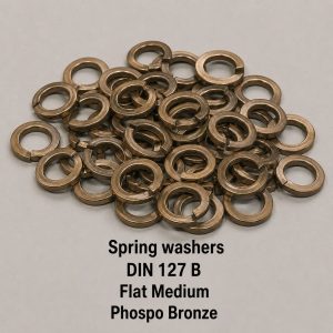 Spring Washers DIN 127 B Flat Medium Phospo Bronze