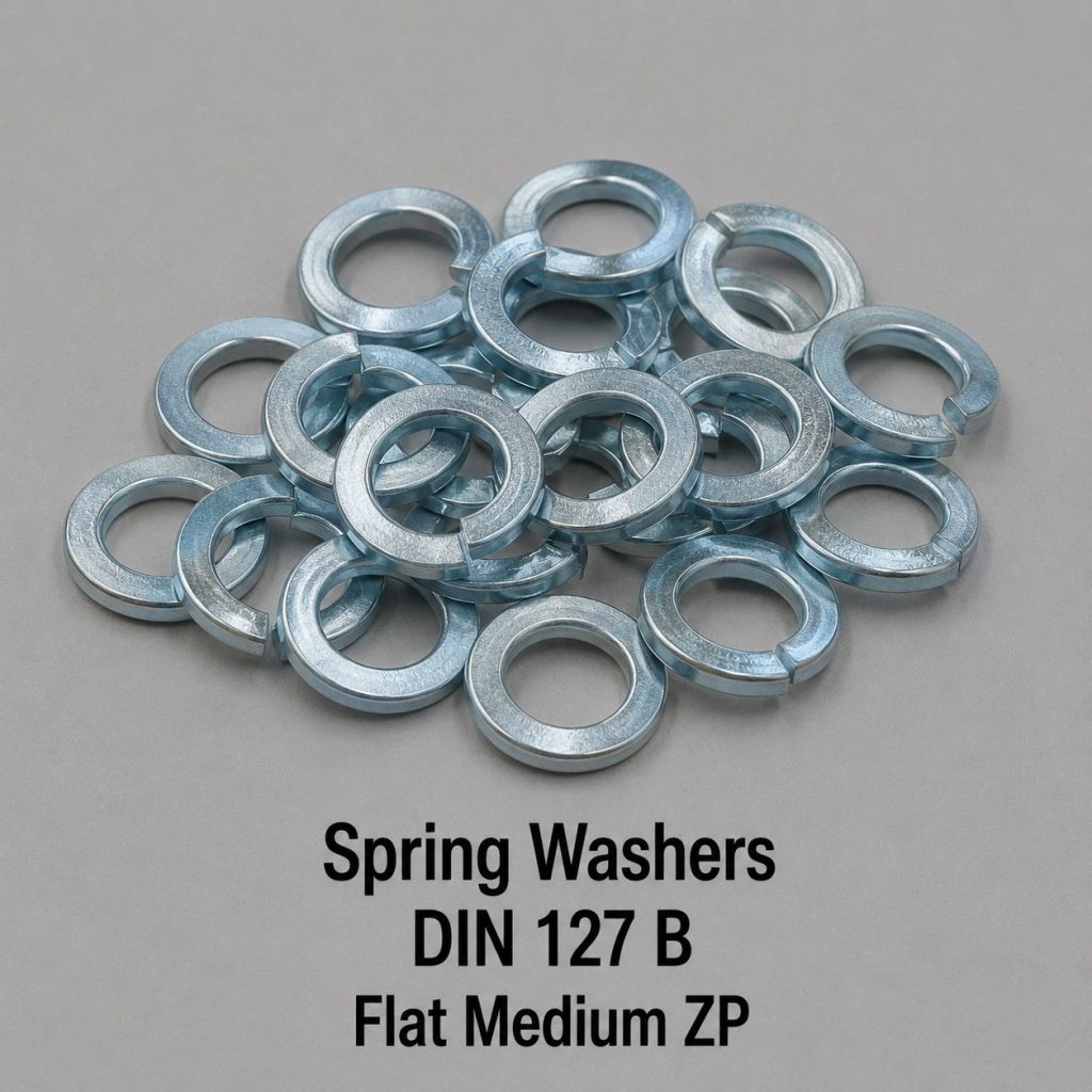 Spring Washers DIN 127 B Flat Medium ZP