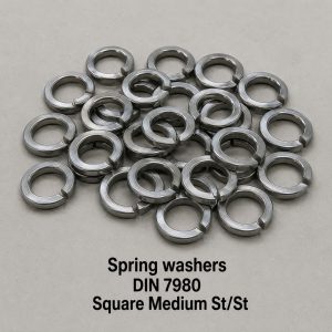 Spring Washers DIN 7980 Square Medium Stainless Steel