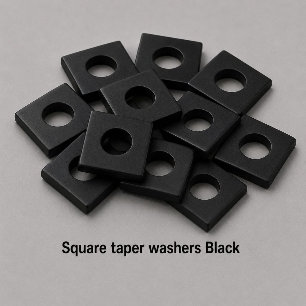 Square Taper Washers Black